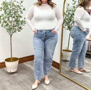 NEW WELLMADE tahlia textured mesh top in off white
